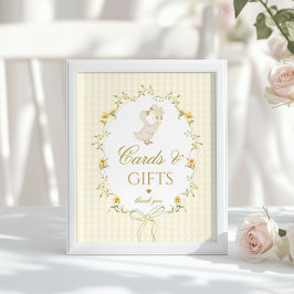 Kaarten en cadeaus Silly Goose genderneutrale ging Poster