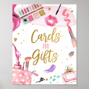 Kaarten en cadeaus Spa Party Makeup Glamor Girl Poster