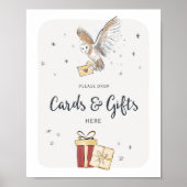 Kaarten en Cadeaus Tovenaar Feestbord Poster (Voorkant)
