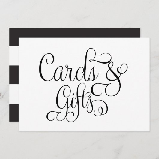 Kaarten en Cadeaus Trouwbord (Voorkant / Achterkant)