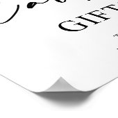 Kaarten en Cadeaus Trouwbord Poster (Hoek)