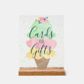 Kaarten en Cadeaus Waterverf Ijs Acryl Bord (Voorkant)