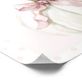 Kaarten en Cadeaus Waterverf Witte Pompoen Poster (Hoek)