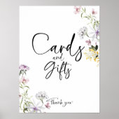 Kaarten en Cadeaus Wildbloemen Vrijgezellenfeest S Poster (Voorkant)