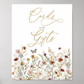 Kaarten en Cadeaus Wildflower Tuin Bloemen Sign Poster (Voorkant)