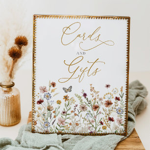 Kaarten en Cadeaus Wildflower Tuin Bloemen Sign Poster