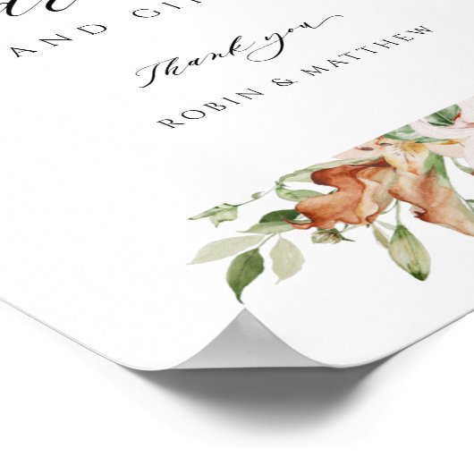 Kaarten en cadeautjes aardebloemen en verticale ha poster (Hoek)