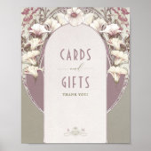 Kaarten en cadeautjes Art Nouveau door Mucha Poster (Voorkant)