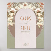 Kaarten en cadeautjes  Art Nouveau door Mucha Poster (Voorkant)