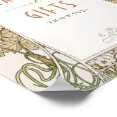 Kaarten en cadeautjes  Art Nouveau door Mucha Poster (Hoek)