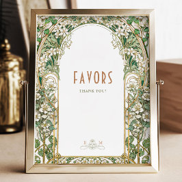 Kaarten en cadeautjes  Art Nouveau door Mucha Poster