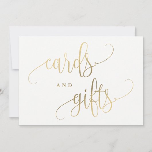 Kaarten en cadeautjes - een mooie kalligrafie (Voorkant)