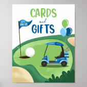 Kaarten en cadeautjes Golf Par-T-shirt Boy Birthda Poster (Voorkant)