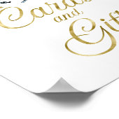 Kaarten en cadeautjes Halloween Boy Baby shower Si Poster (Hoek)