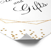 Kaarten en cadeautjes Matig Lijst Glitters Floral Poster (Hoek)