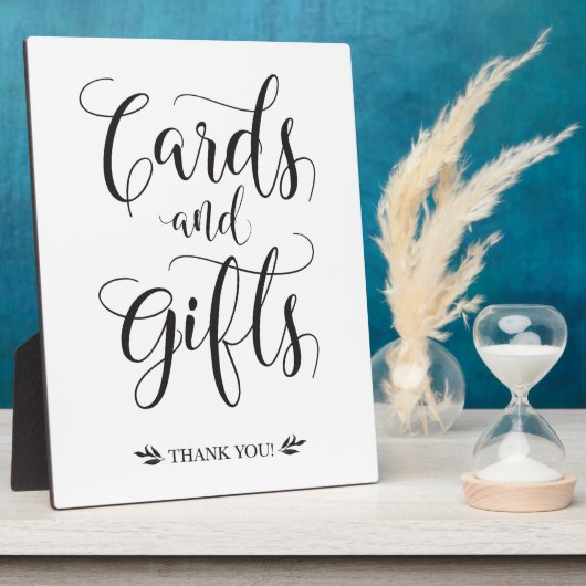 Kaarten en cadeautjes Modern Wedding Sign Fotoplaat (Zijkant)