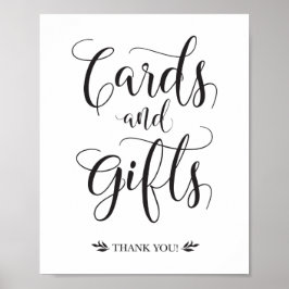 Kaarten en cadeautjes Modern Wedding Sign Poster