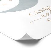 Kaarten en cadeautjes over het Baby shower van de  Poster (Hoek)