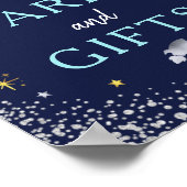 Kaarten en cadeautjes ruimtescheiding Birthday par Poster (Hoek)