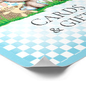 Kaarten en cadeautjes tafel Teddy Bear Picnic Baby Poster (Hoek)