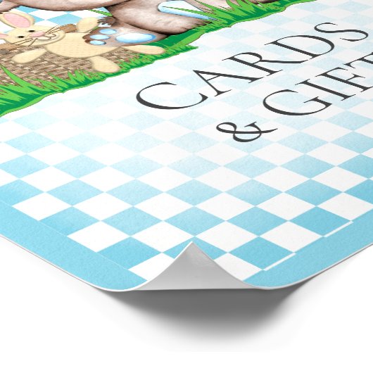 Kaarten en cadeautjes tafel Teddy Bear Picnic Baby Poster (Hoek)