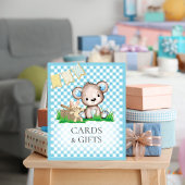 Kaarten en cadeautjes tafel Teddy Bear Picnic Baby Poster