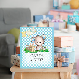 Kaarten en cadeautjes tafel Teddy Bear Picnic Baby Poster