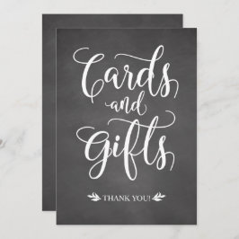 Kaarten en cadeautjes trouwe bruiloft