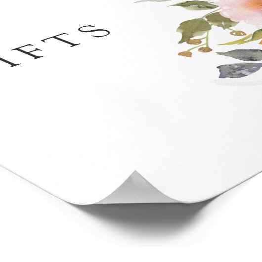 Kaarten en cadeautjes van het Rustic Floral Spring Poster (Hoek)
