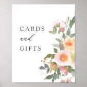 Kaarten en cadeautjes van het Rustic Floral Spring Poster (Voorkant)