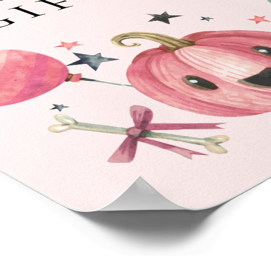 Kaarten en cadeautjes voor Baby showers Poster (Hoek)