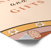 Kaarten en cadeautjes voor Baby showers Poster (Hoek)