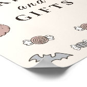 Kaarten en cadeautjes voor Baby showers Poster (Hoek)