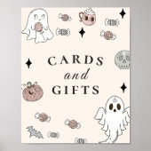 Kaarten en cadeautjes voor Baby showers Poster (Voorkant)