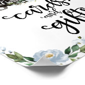 Kaarten en cadeautjes voor halloween Baby shower S Poster (Hoek)