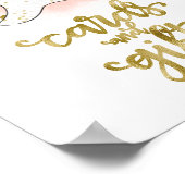 Kaarten en cadeautjes voor halloween Girl Baby sho Poster (Hoek)