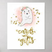 Kaarten en cadeautjes voor halloween Girl Baby sho Poster (Voorkant)