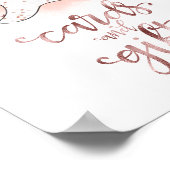 Kaarten en cadeautjes voor halloween Girl Baby sho Poster (Hoek)