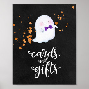 Kaarten en cadeautjes voor halloween Girl Baby sho Poster