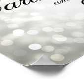 Kaarten en cadeautjes voor zwevende touwtjes poster (Hoek)