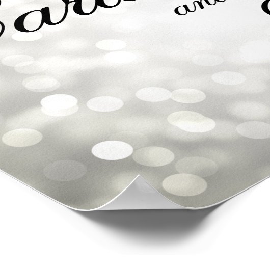 Kaarten en cadeautjes voor zwevende touwtjes poster (Hoek)