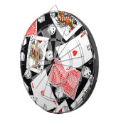 Kaarten en dice dartbord (Voorkant Rechts)