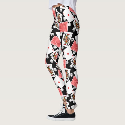 Kaarten en dice leggings (Links)