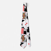 Kaarten en dice stropdas (Voorkant)