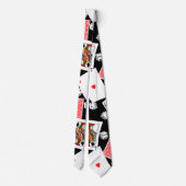 Kaarten en dice stropdas (Achterkant)