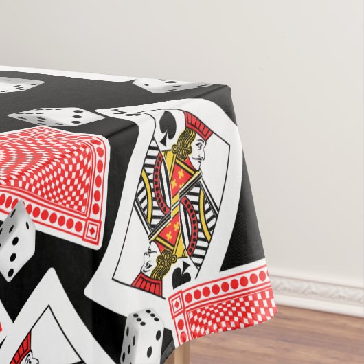 Kaarten en dice tafelkleed (Voorbeeld)