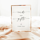 Kaarten en geschenken 5x7" teken, Boho Modern Mini Poster