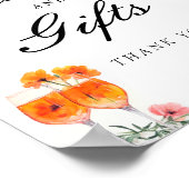 Kaarten en geschenken Aperol Spritz Vrijgezellenfe Poster (Hoek)