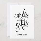 Kaarten en geschenken Betaalbaar Kalligrafie Teken (Voorkant)