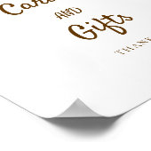 Kaarten en geschenken Bijen Baby shower Schattige Poster (Hoek)